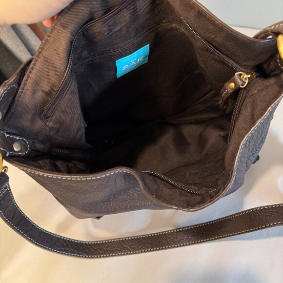 The Sak Brown Leather Hobo Bag - Picture 7 of 8